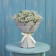Букет цветов из:  Гипсофила в Каменке Ленинградская область
