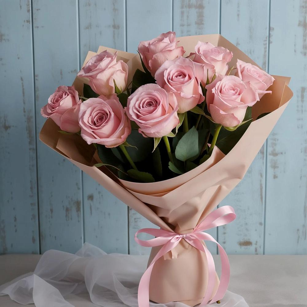 Букет цветов из: Розы в Каменке Ленинградская область