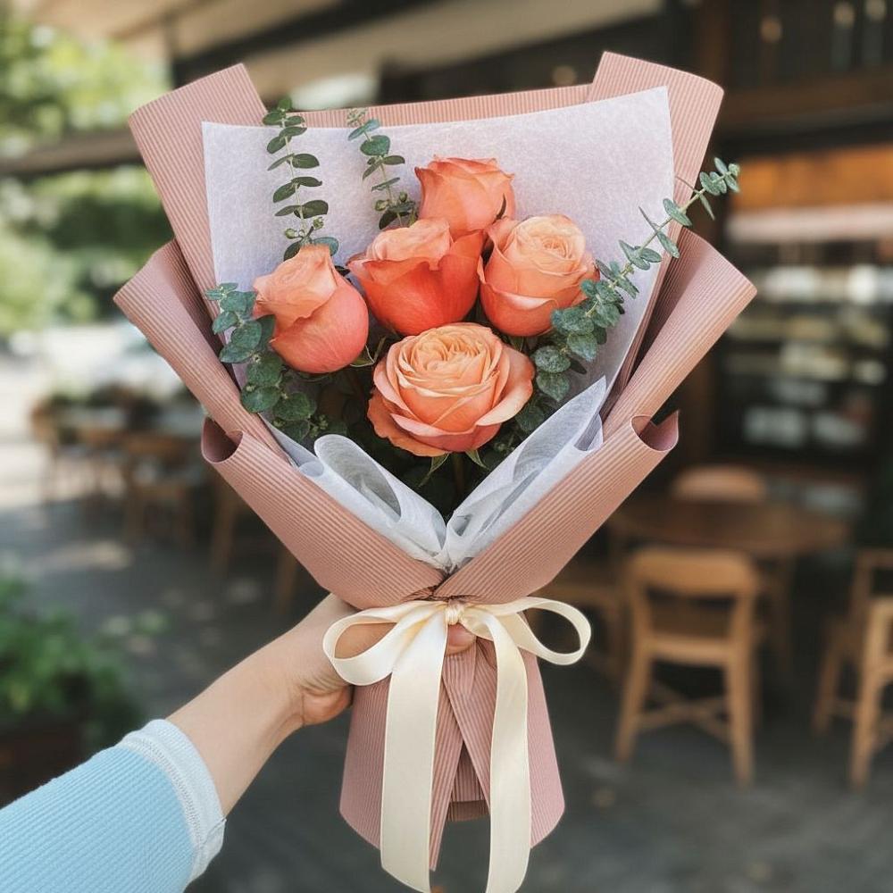 Букет цветов из: Розы в Каменке Ленинградская область