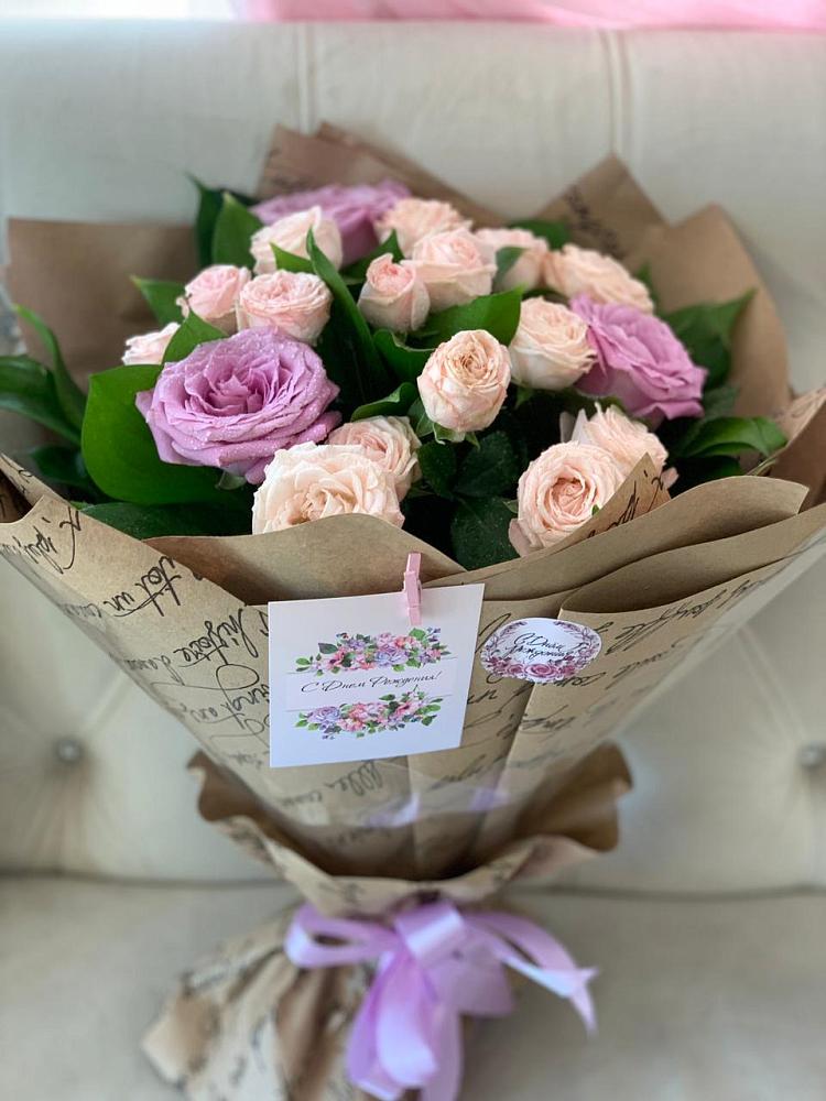 Букет цветов из: Розы в Каменке Ленинградская область