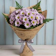 Букет цветов из:  Хризантемы в Каменке Ленинградская область