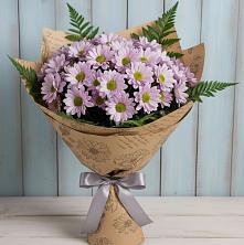 Букет цветов из:  Хризантемы в Каменке Ленинградская область