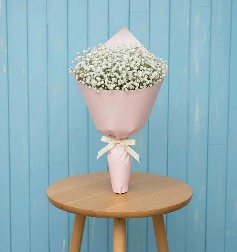 Букет цветов из: Гипсофила в Каменке Ленинградская область