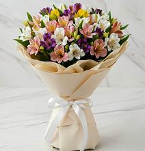 Букет цветов из:  Альстромерии #REPLACE_PRED# Каменке Ленинградская область