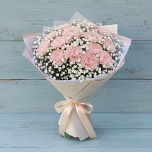 Букет цветов из:  Гвоздики #REPLACE_PRED# Каменке Ленинградская область