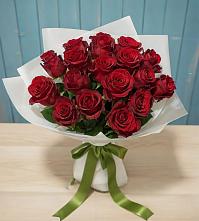Букет Красные розы в Каменке Ленинградская область