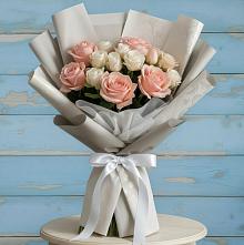 Букет цветов из:  Розы #REPLACE_PRED# Каменке Ленинградская область