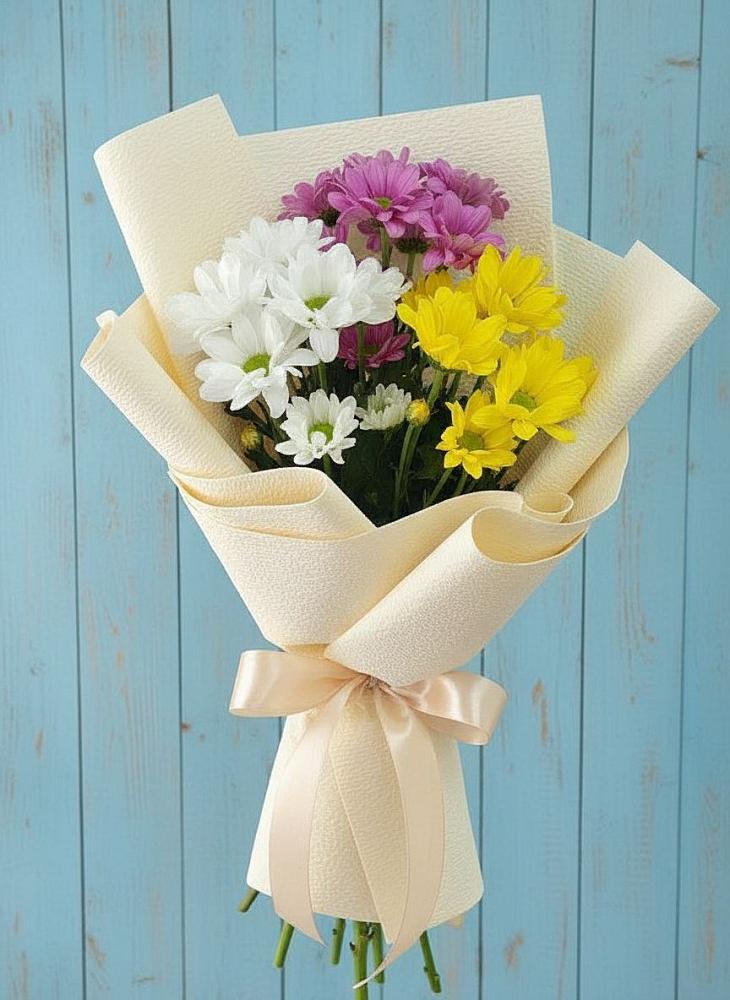 Букет цветов из: Хризантемы в Каменке Ленинградская область