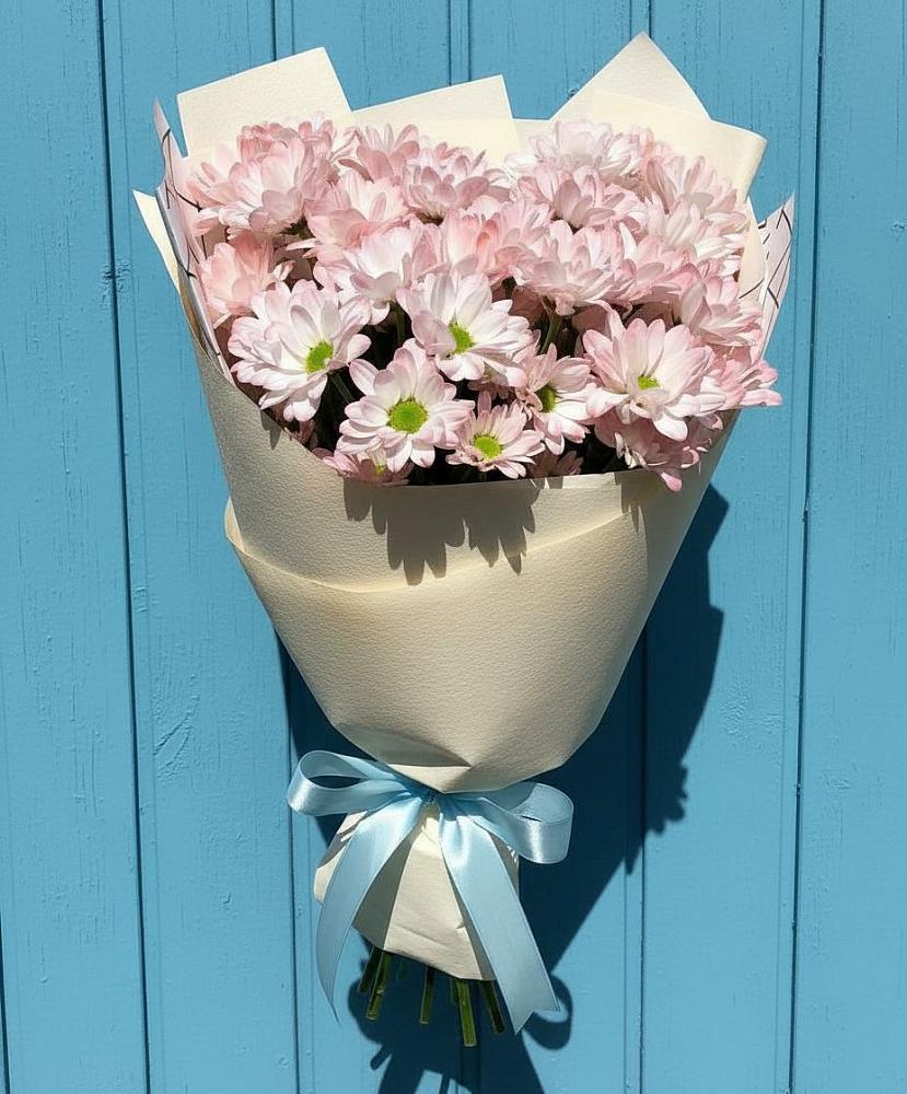 Букет цветов из: Хризантемы в Каменке Ленинградская область