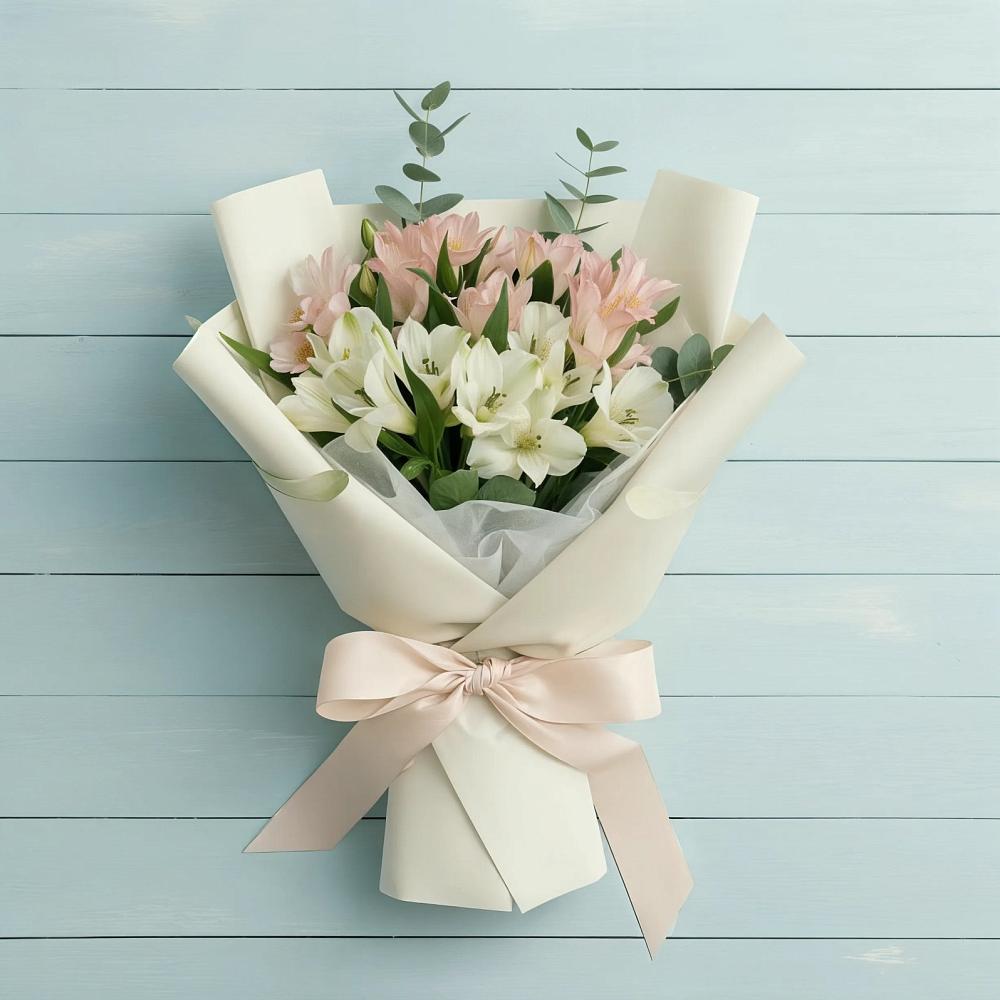 Букет цветов из: Альстромерии в Каменке Ленинградская область