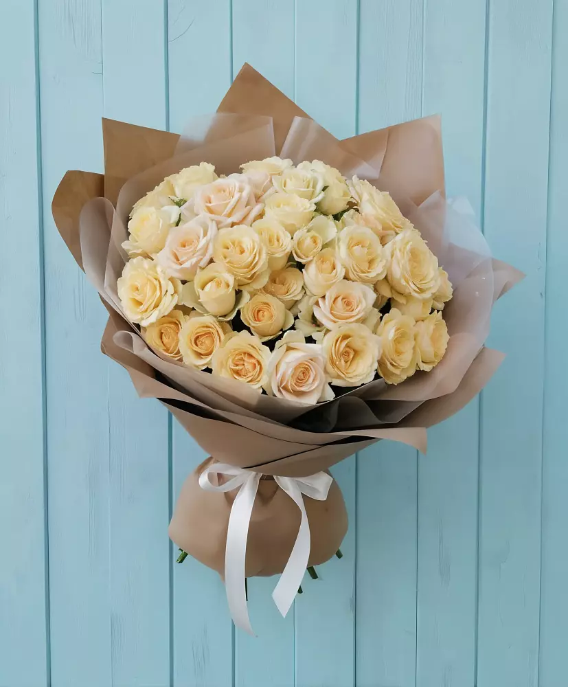 Букет Кремовое облако в Каменке Ленинградская область