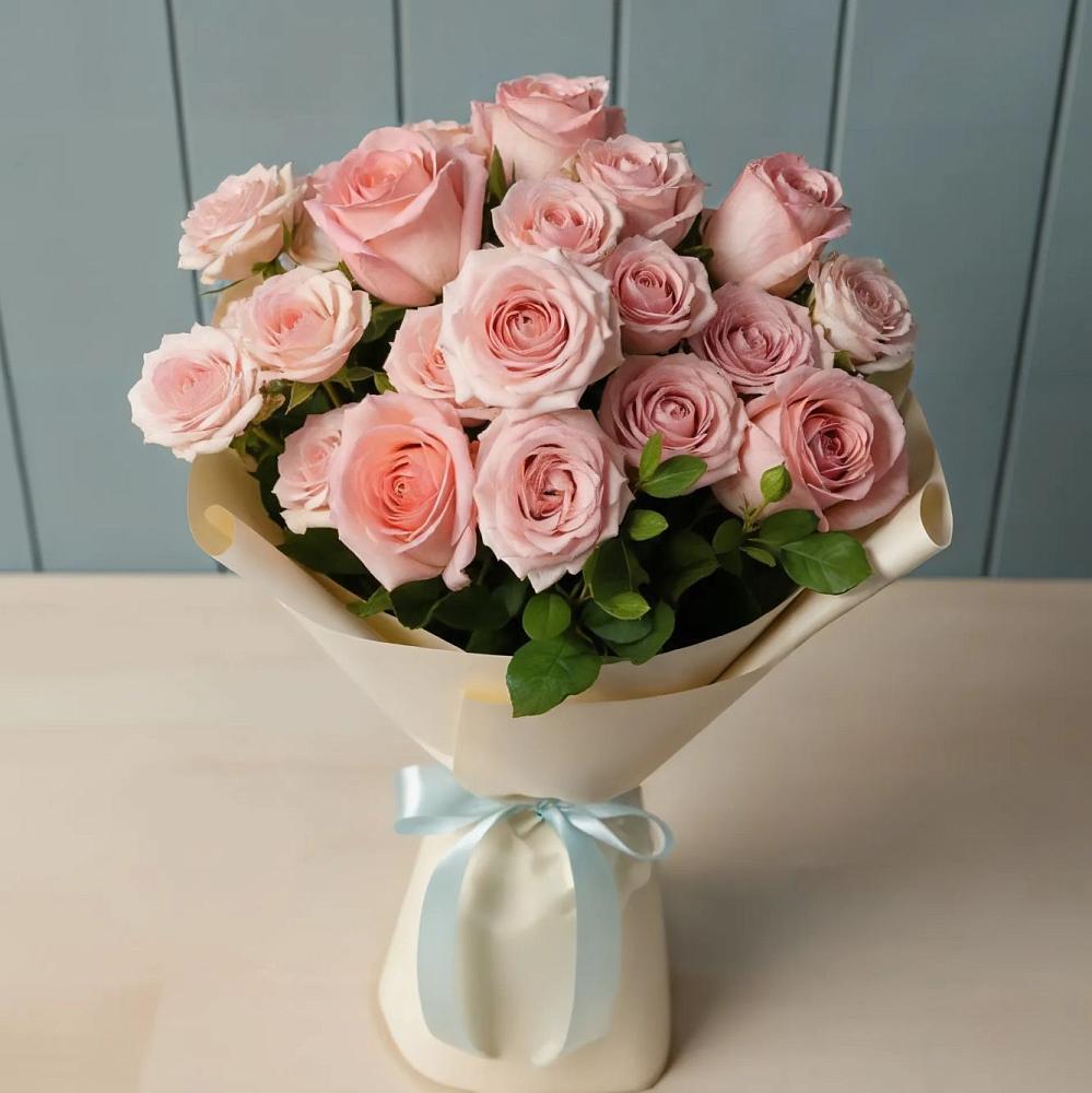 Букет Розовый шарм в Каменке Ленинградская область